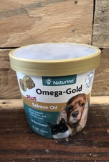Naturvet Omega Gold Plus Salmon Oil - Soft Chew Cup 90ct