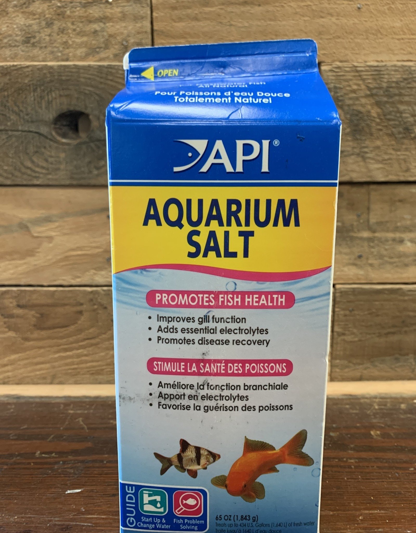 Api Mars Fish Care API 65 OZ. Aquarium Salt Pet Supply