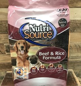 Nutrisource Nutrisource Beef & Rice -3 sizes