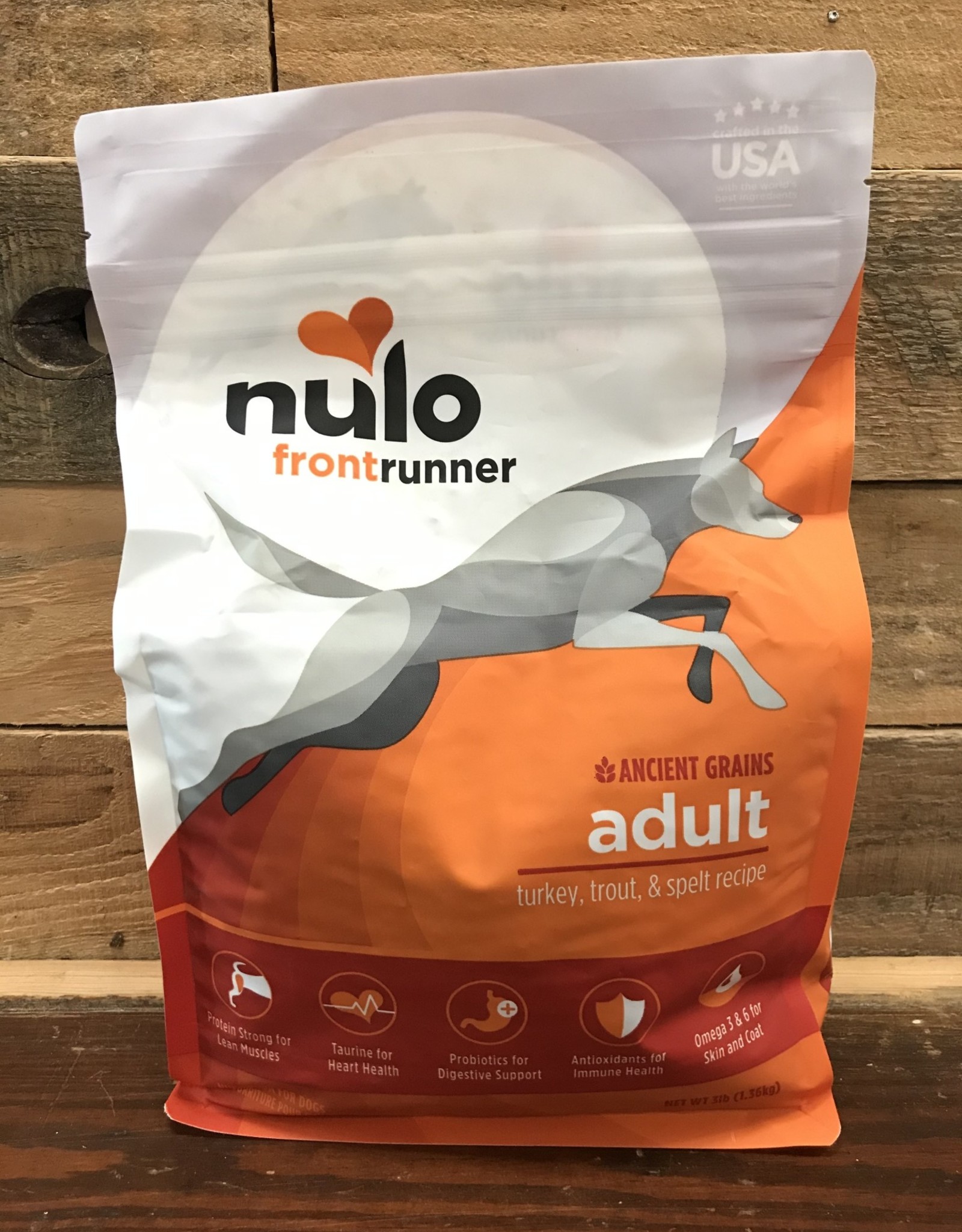 Nulo Frontrunner 3# Adult Dog Turkey, Trout & Spelt