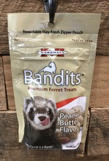 Marshall Pet Product 3 OZ. Bandits Ferret Treat - Peanut Butter Flavor