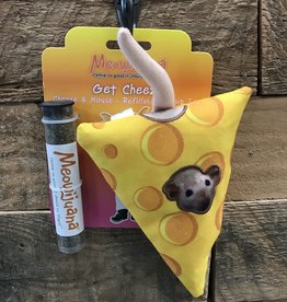 Meowijuana - Get Cheezy Cheese and Mouse Refillable Cat Toy