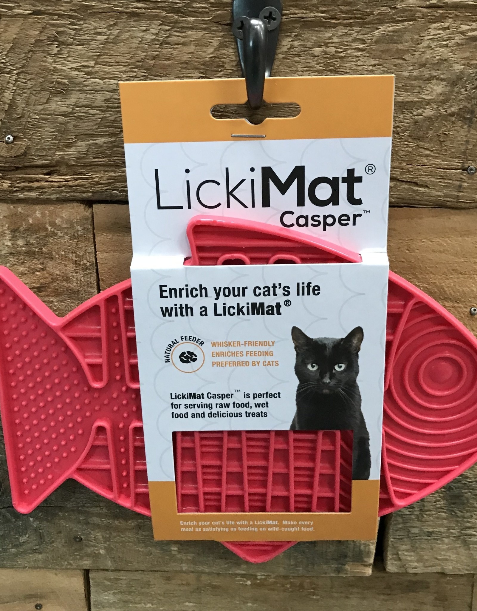 LickiMat Casper Cat Mat Pink