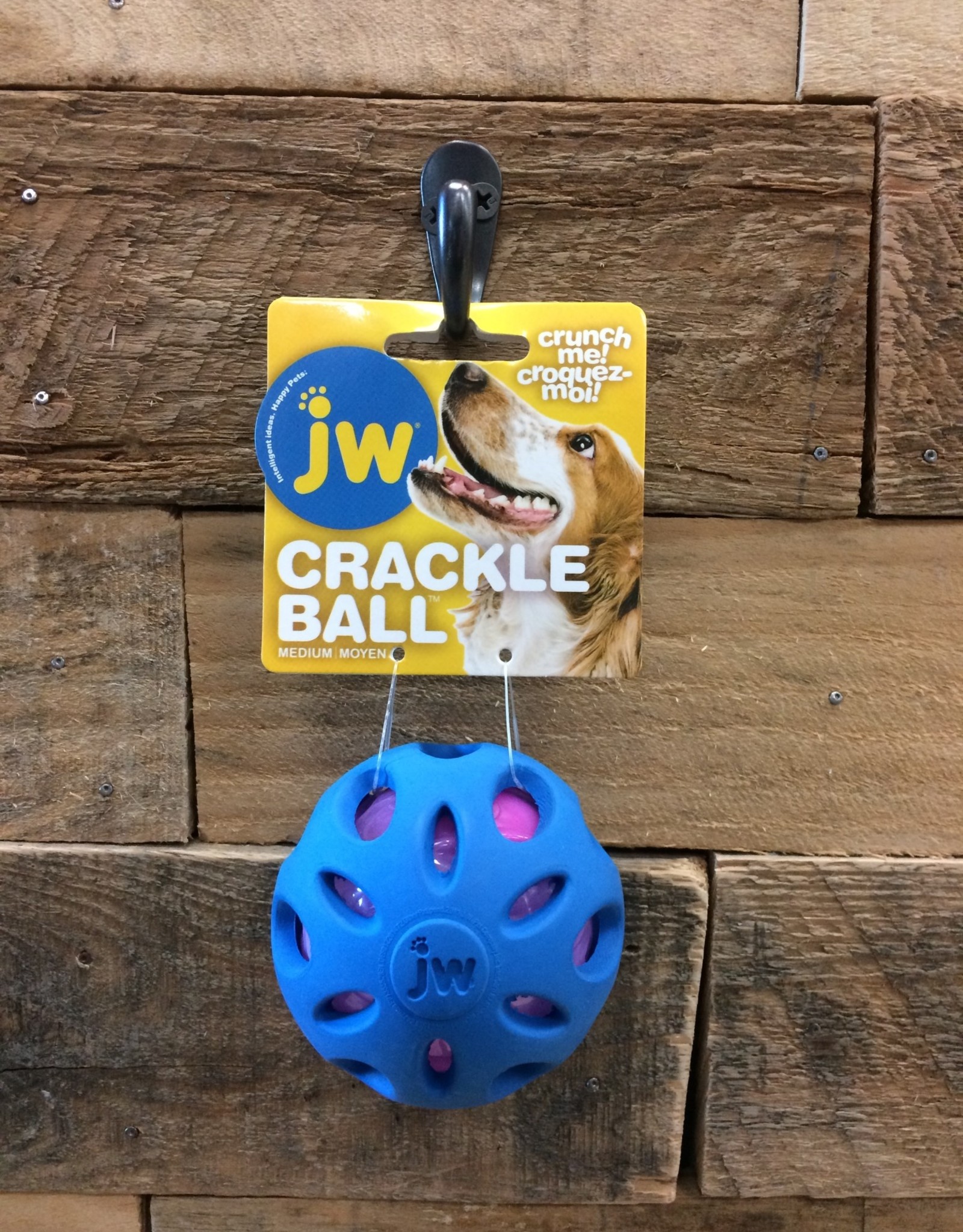 jw Crackle Ball Medium - Dog Toy