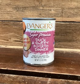 Evangers Super Premium Duck & Sweet Potato Can - Dog Wet Food