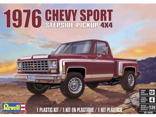 REVELL USA - RMX 854486 1976 CHEVY SPORT PICKUPUP 1/25 SCALE