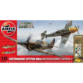 AIRFIX AIR 50135 1/72 Dogfight Doubles Gift Set Spitfire 1a/Me Bf109E
