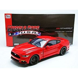 AUTOWORLD AMM AW221 1/18 2015 Ford Mustang GT RED