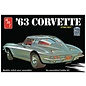 AMT AMT 861 1963 Chevy Corvette Sting Ray 1/25 Plastic Model Kit (Level 2)