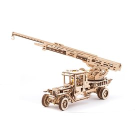 UGEARS UGR 70022 UGEARS LADDER FIRE TRUCK 537 PIECES WOOD KIT ADVANCED