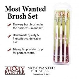 THE ARMY PAINTER TAP TL5043 BRUSHES 3 PACK MOST WANTED