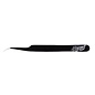 EXCEL EXE 30420 SLANT POINT BLACK ULTRA FINE TWEEZERS