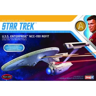 POLAR LIGHTS POL 974M 1/1000 Star Trek USS Enterprise Refit Wrath Khan model kit