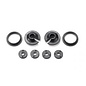 TRAXXAS TRA 3768  Spring retainers, upper & lower (2)/ piston head set (2-hole (2)/ 3-hole (2))