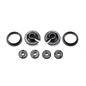 TRAXXAS TRA 3768  Spring retainers, upper & lower (2)/ piston head set (2-hole (2)/ 3-hole (2))