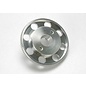 TRAXXAS TRA 4142X Flywheel, (larger, knurled for use with starter boxes) (TRX® 2.5 and TRX® 2.5R) (silver anodized)