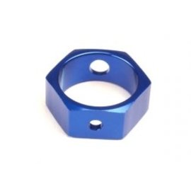 TRAXXAS TRA 4966X   Brake adapter, hex aluminum (blue) (use with HD shafts)