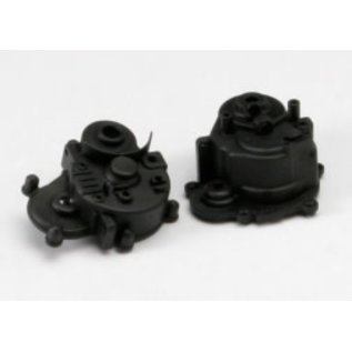 TRAXXAS TRA 5391R Gearbox halves (front & rear)/ rubber access plug/ shift detent ball/ spring/ 4mm GS/ shift shaft seal, glued REVO SLAYER