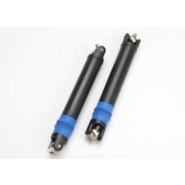 TRAXXAS TRA 5550  Half shaft set, left or right (internal splined half shaft/ external splined half shaft/ rubber boot/ metal U-joints) (assembled with glued boot) (2 assemblies) JATO