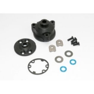 TRAXXAS TRA 6884 Housing, center differential/ x-ring gaskets (2)/ ring gear gasket/ bushings (2)/ 5x10x0.5 TW (2)/ CCS 2.5x8 (4) SLASH STAMPEDE RUSTLER 4X4 WITH CENTER DIFFERENTIAL ONLY