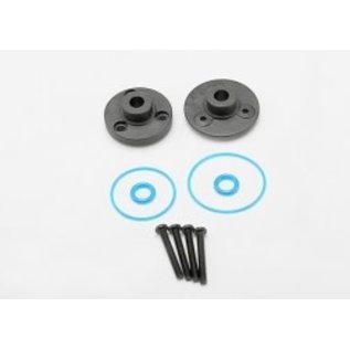 TRAXXAS TRA 7080 Cover plates, differential (front or rear)/ gaskets (2)/ o-rings (2)/ 2x14mm BCS (4) 1/16 SLASH SUMMIT REVO