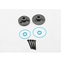 TRAXXAS TRA 7080 Cover plates, differential (front or rear)/ gaskets (2)/ o-rings (2)/ 2x14mm BCS (4) 1/16 SLASH SUMMIT REVO