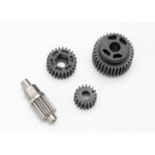 TRAXXAS TRA 7093  Gear set, transmission (includes 18T, 25T input gears, 13T idler gear (steel), 35T output gear, M3x13.75 screw pin) 1/16 SUMMIT REVO SLASH