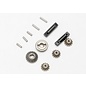 TRA 7082  Gear set, differential (output gears (2)/ spider gears (3))/ differential output shafts (2)/ 1.5x6mm pin (3)/ 1.5x8mm pin (2) 1/16 REVO SUMMIT SLASH