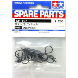 TAMIYA TAM 50197 SNAP PIN SET 1/10 BODY CLIPS