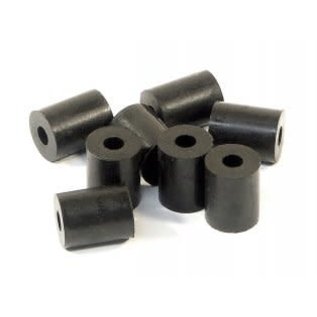 HPI RACING HPI 87058 RUBBER TUBE 3x8x10mm (SHAPED/BLACK/8pcs) SAVAGEX/XL