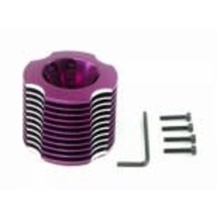 HPI RACING HPI 1436 ALUMINUM HEAT SINK HEAD (PURPLE/11FIN)  NITRO STAR 21BB S-25/Please tighten head screws equally.