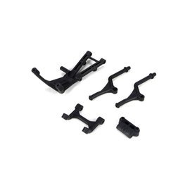LOSI TLR 4172 REAR BUMPER  SET AND TRANS BRACE MID MOTOR 22SCT