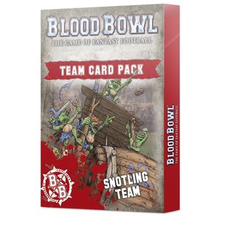 GAMES WORKSHOP WAR 60050909001 BLOOD BOWL SNOTLING TEAM CARD PACK