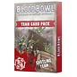 GAMES WORKSHOP WAR 60050909001 BLOOD BOWL SNOTLING TEAM CARD PACK