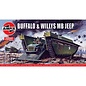 AIRFIX AIR A02302V BUFFALO AND WILLYS MB JEEP 1/76 MODEL KIT