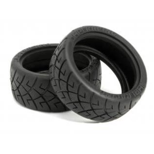 HPI RACING HJPI 4790 X-Pattern Tire 26mm D-Compound (2)