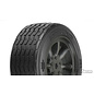 Proline Racing PRO 1014018 VTA Front Tires (26mm) Mounted Black Wheels (2
