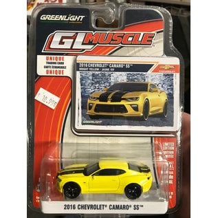 GREENLIGHT COLLECTABLES GLC 13160 GL MUSCLE 2016 CHEVROLET CAMARO SS 1/64 DIECAST