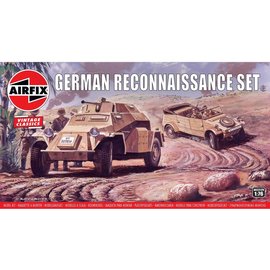 AIRFIX AIR 02312V GERMAN RECONNAISSANCE SET 1/76 MODEL KIT