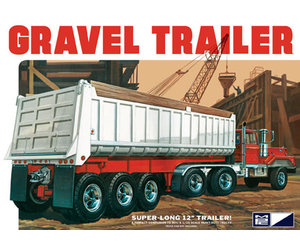 MPC 823 3 AXLE GRAVEL TRAILER 1/25 MODEL KIT - The Zoom