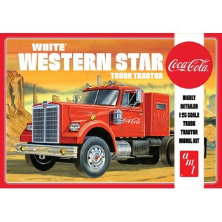 AMT AMT 1160 1/25 White Western Star Semi Tractor, Coca-Cola