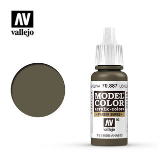 VALLEJO VAL 70887 Model Color: US OLIVE DRAB 093