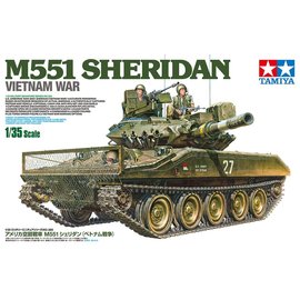 TAMIYA TAM 35365 1/35 U.S. Airborne Tank M551 Sheridan,Vietnam War PLASTIC MODEL KIT