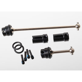 TRAXXAS TRA 7250R Driveshafts, center (steel constant-velocity) front (1), rear (1) (fully assembled)