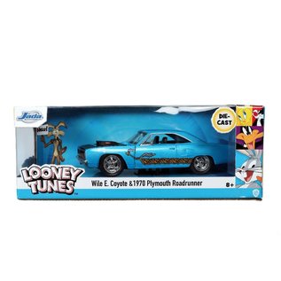 JADA TOYS JAD 32038 WILE E. COYOTE & 1970 PLYMOUTH ROAD RUNNER BLUE