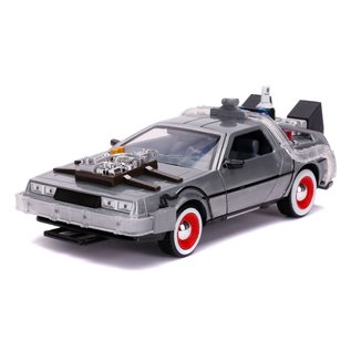 JADA TOYS JAD 32166 TIME MACHINE BACK TO THE FUTURE III W/LIGHT