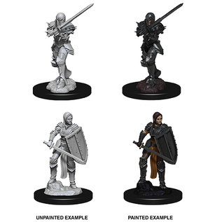 WIZKIDS W/K 73705 D&D Nolzur's Marvelous Unpainted Miniatures: Wave 9: Human Female Fighter