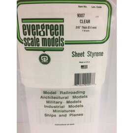 EVERGREEN EVG 9007 CLEAR .25 .015