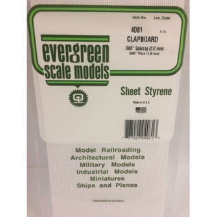 EVERGREEN EVG 4081 CLAPBOARD EVERGREEN