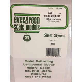 EVERGREEN EVG 3025 PASSENGER CAR SIDING